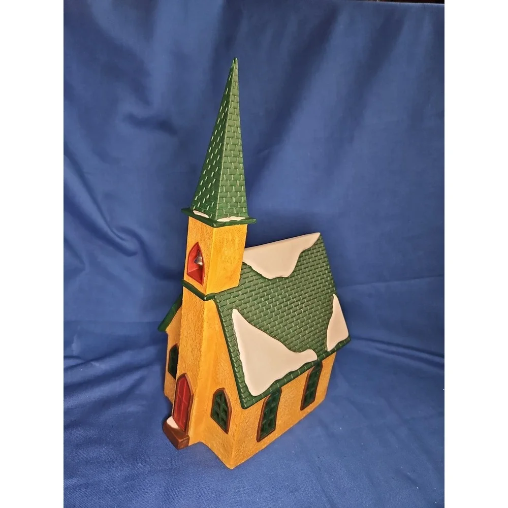 Dept. 56 Lighted Church Merry Makers Monk Mountain Chapel Vintage 14
